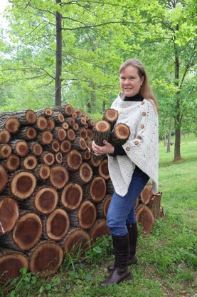 Bonnie's Woodland Cabled Wrap