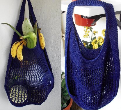 Market Bag in Cotton-Viscose