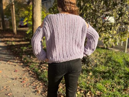 Sweater "Purple Rain"