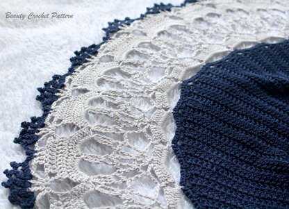 Silver Crowns Shawl