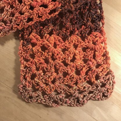 Autumn Lace Scarf