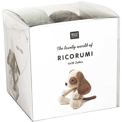 Ricorumi Puppy Dog Amigurumi Crochet Kit - Multi