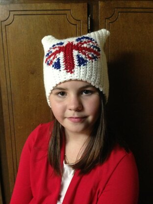 Graphed Beanie - 1Direction and Union Jack Heart