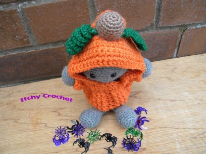 Inchoate Pumpkin Hoodie, halloween, autumn