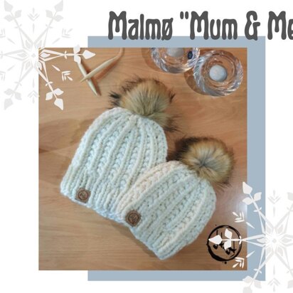 Chunky Malmø 'Mum & Me' Beanie Set