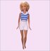 Barbie: love heart dress and beach outfit