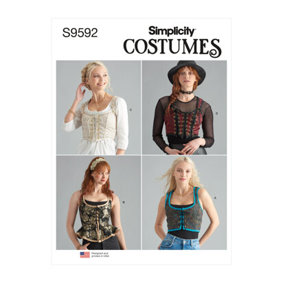 Simplicity Misses' Corsets S9592 - Sewing Pattern