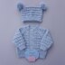 Seth baby Cardigan, Hats & Booties