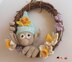 Easter Wreath Garden Gnome