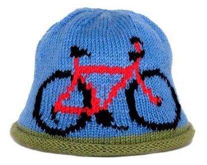 Cute Hats to Knit 5 - bicycle, raspberry beret, motorbike, Artic fox