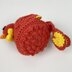 Ashley the Phoenix Scrubby Amigurumi