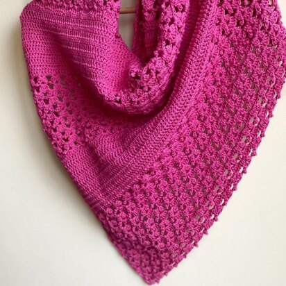 Blooming shawl