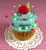 Cream Frosting Cupcake Pincushion