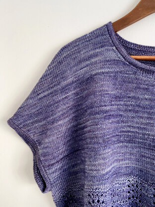 Sable Island - Top Knitting Pattern For Women in The Yarn Collective Fleurville 4ply by Fiona Alice