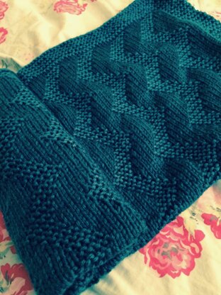 Zig Zag Blanket Knitting Pattern