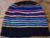 PLAIN STRIPED BEANIE HAT KNITTING PATTERN - MADMONKEYKNITS