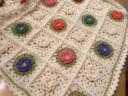 Summer flower blanket