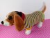 Dog Multi Colour Stripe Sweater Coat