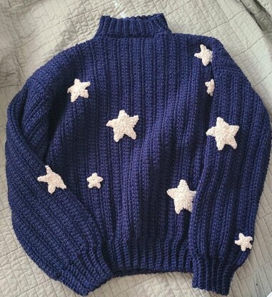 Coraline Star Sweater Inspired Sweater Pattern