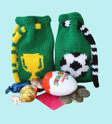 Football themed gift bags - 2 sizes