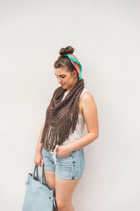 Boho Fringe Cowl