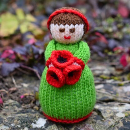 Poppy Doll Knitting Pattern - Toy Knitting Pattern