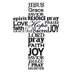 Darice Embossing Folder 4.25"X5.75" - Cross W/Words