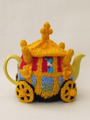 The Queens Golden Coach Tea Cosy