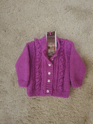 Baby Aran Cardigan