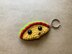 Amigurumi Taco Keychain Catnip Toy