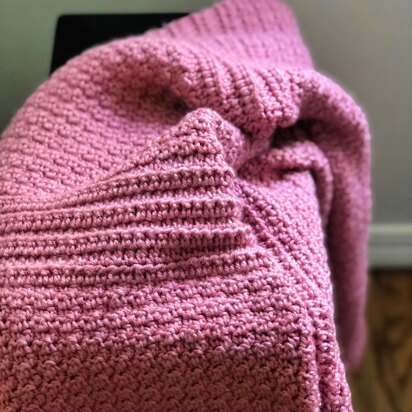 Raspberry Ridges Blanket