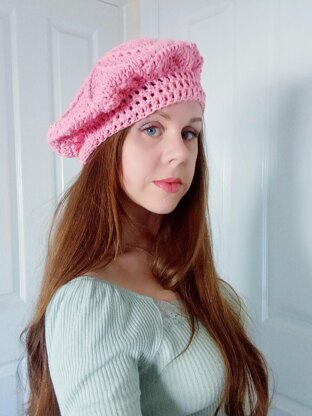 Crochet Textured French Beret Pattern