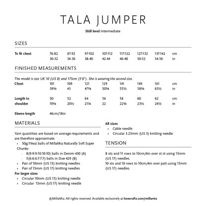 MillaMia Tala Jumper PDF