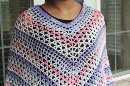 Radiance Crochet Poncho Pattern