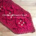 Climbing Flowers Scarf Best Crochet Gift -crochet pattern-