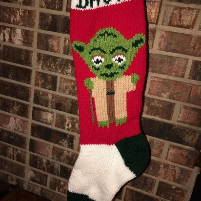 Yoda inspired Stocking