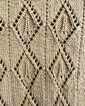 Corrynn, Diamond Patterned Sweater