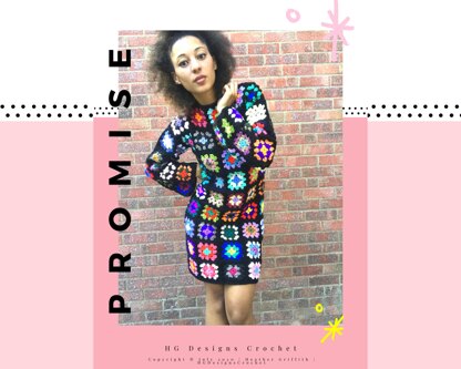 Promise - a granny square dress