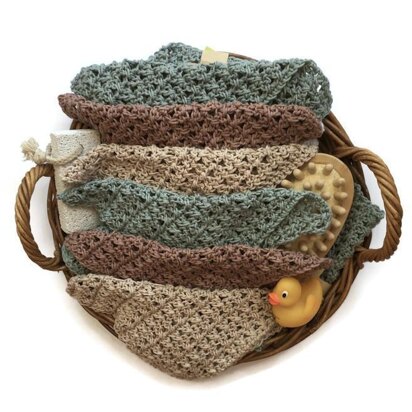 The Zoë Washcloth in organic cotton