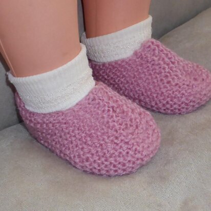 Alyssa - 8ply baby slippers or shoes