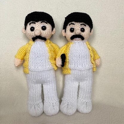 Freddie Mercury knitting pattern