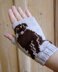 Labrador Retriever fingerless mitts