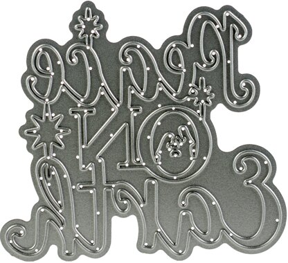 CottageCutz Elites Die - Peace On Earth 3.4"X3.1"