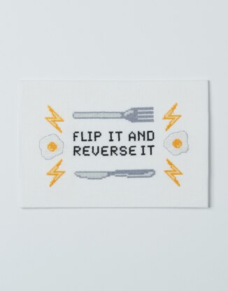 Wool and the Gang Flip It And Reverse It Cross Stitch Kit