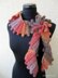 Multicolor Scarf "Fantasy" With Flower Tutorial