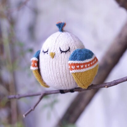 The happy bird Lily - knitting pattern