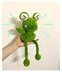 Pullable Plushie Frog Toy