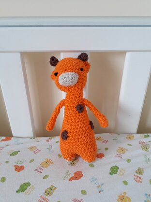 Amigurumi giraffe toy