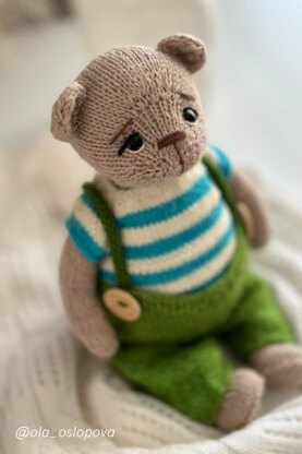 Teddy Bear knitting pattern PDF