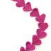 Easy Knit Heart Garland